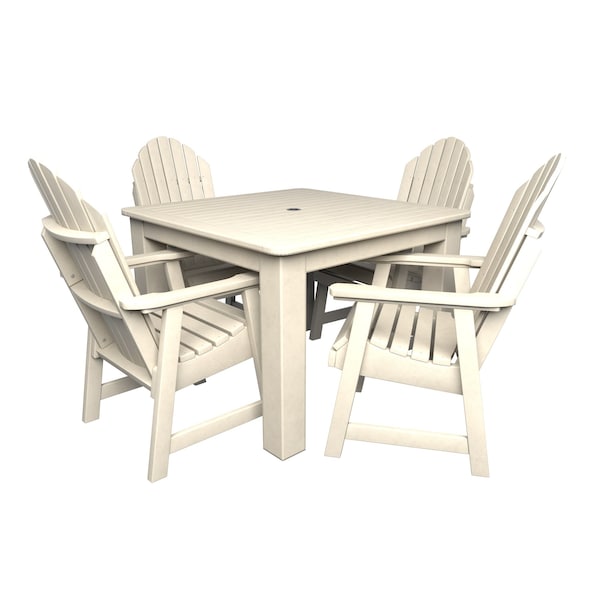 Highwood Usa Hamilton 5pc Square Outdoor Patio Furniture Dining Set AD-DNA44-WAE - main